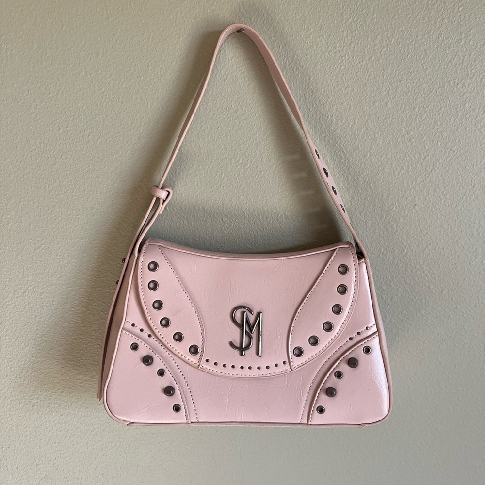 Steve Madden Pink Studded Shoulder Bag